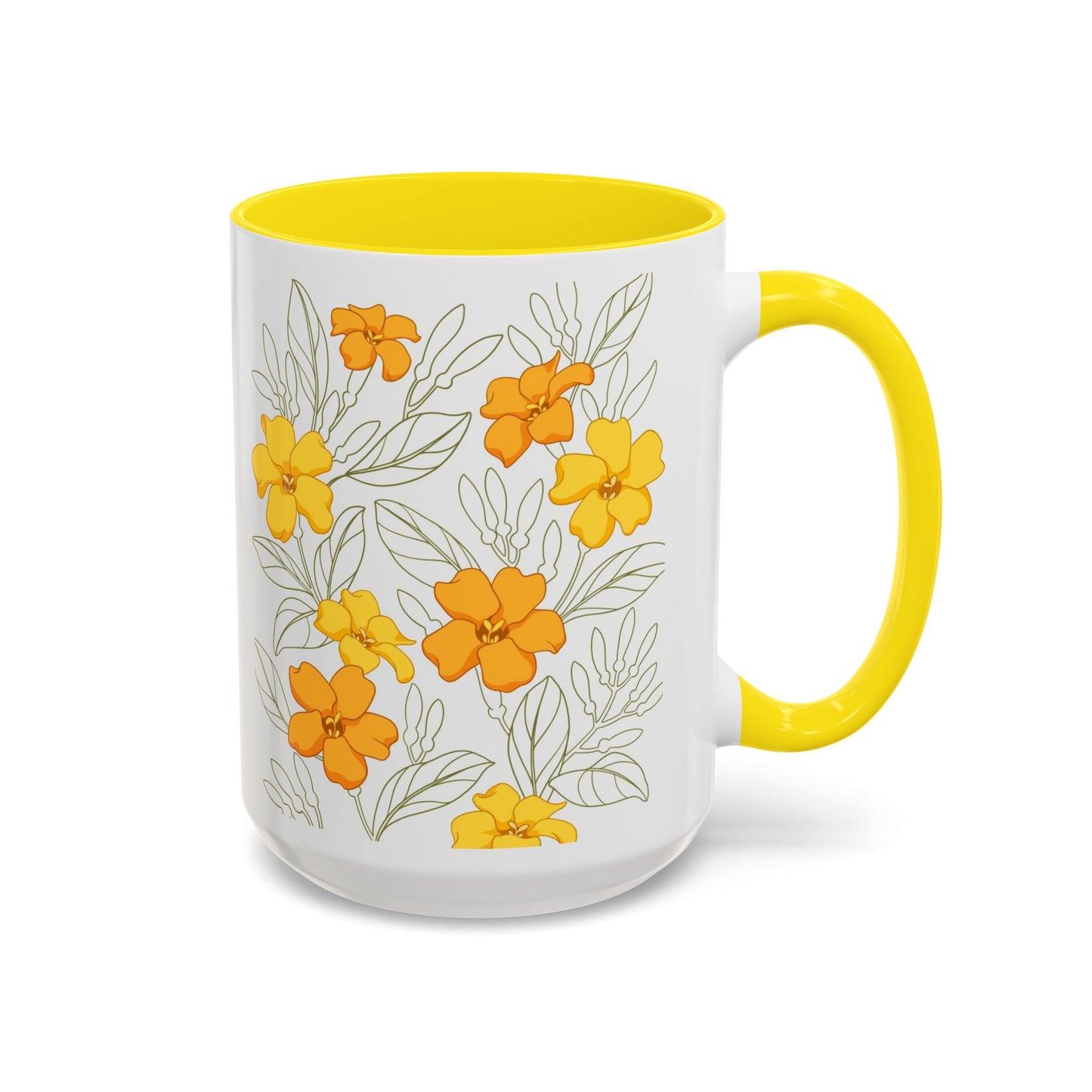 Kenikeni Yellow - Accent Coffee Mug