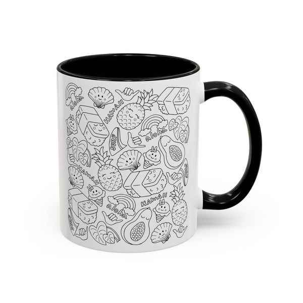 Color Me Cravings Black - Accent Coffee Mug