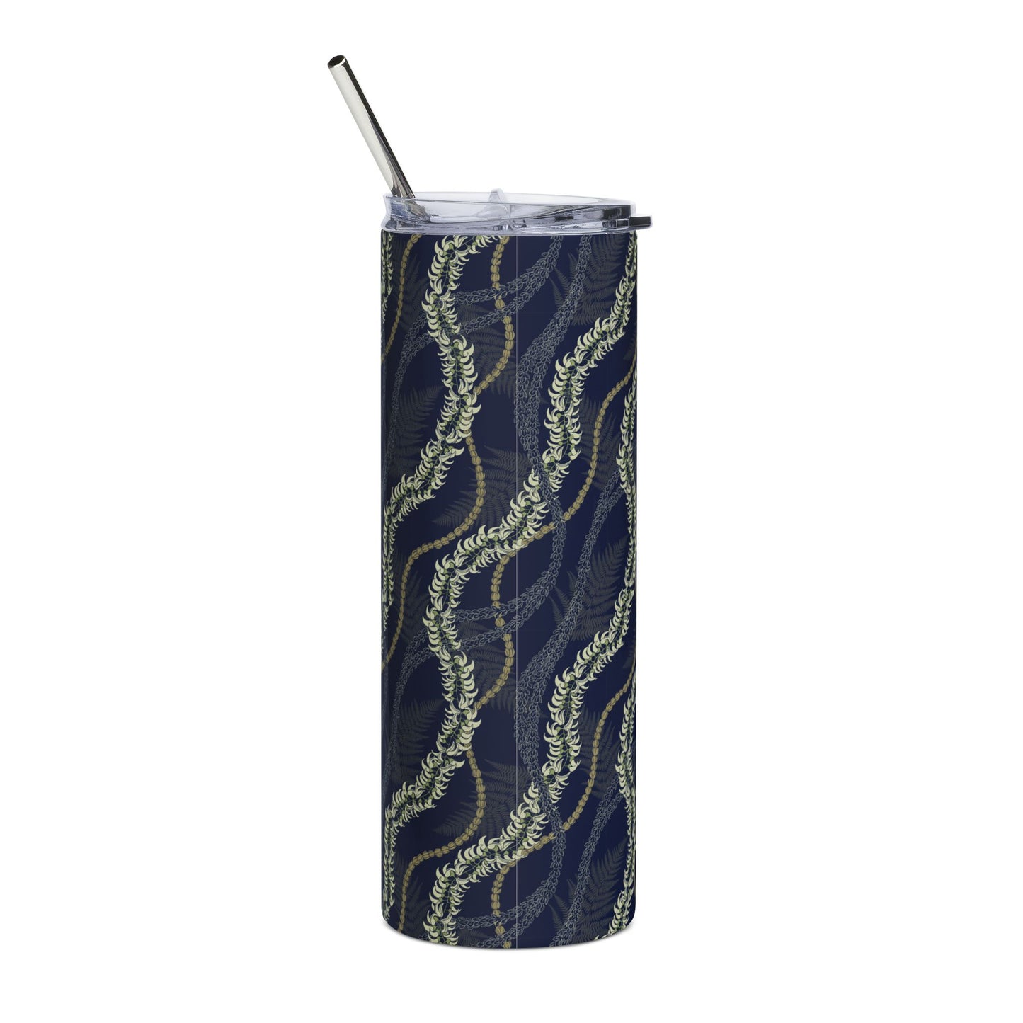 Lucky Lei Navy - Stainless Steel Tumbler