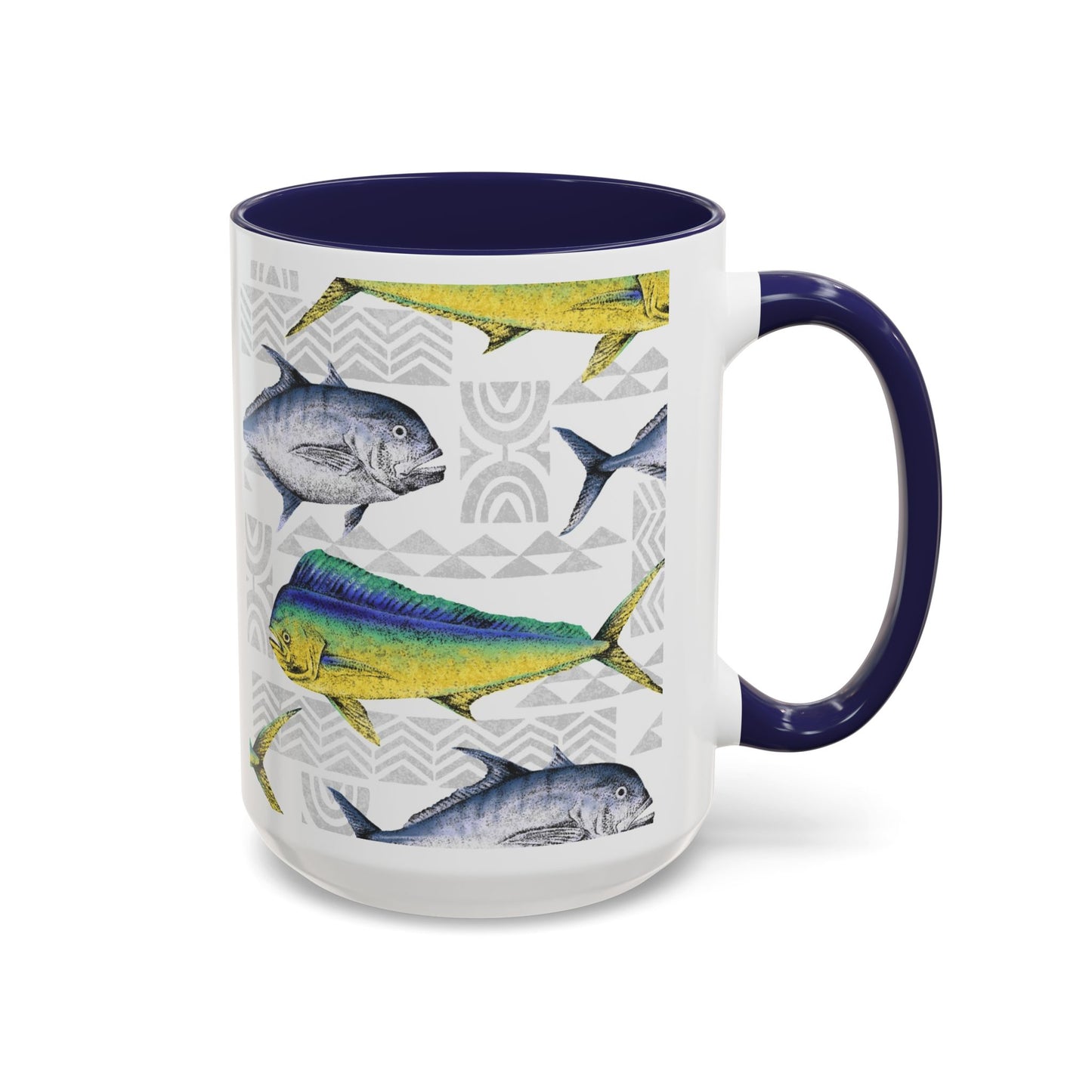 Fish & Poi Navy - Accent Coffee Mug