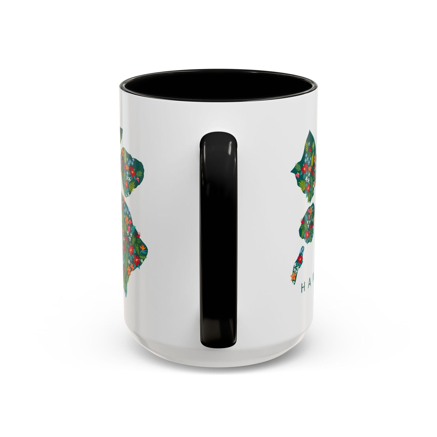 Islands in Bloom Black - Accent Coffee Mug