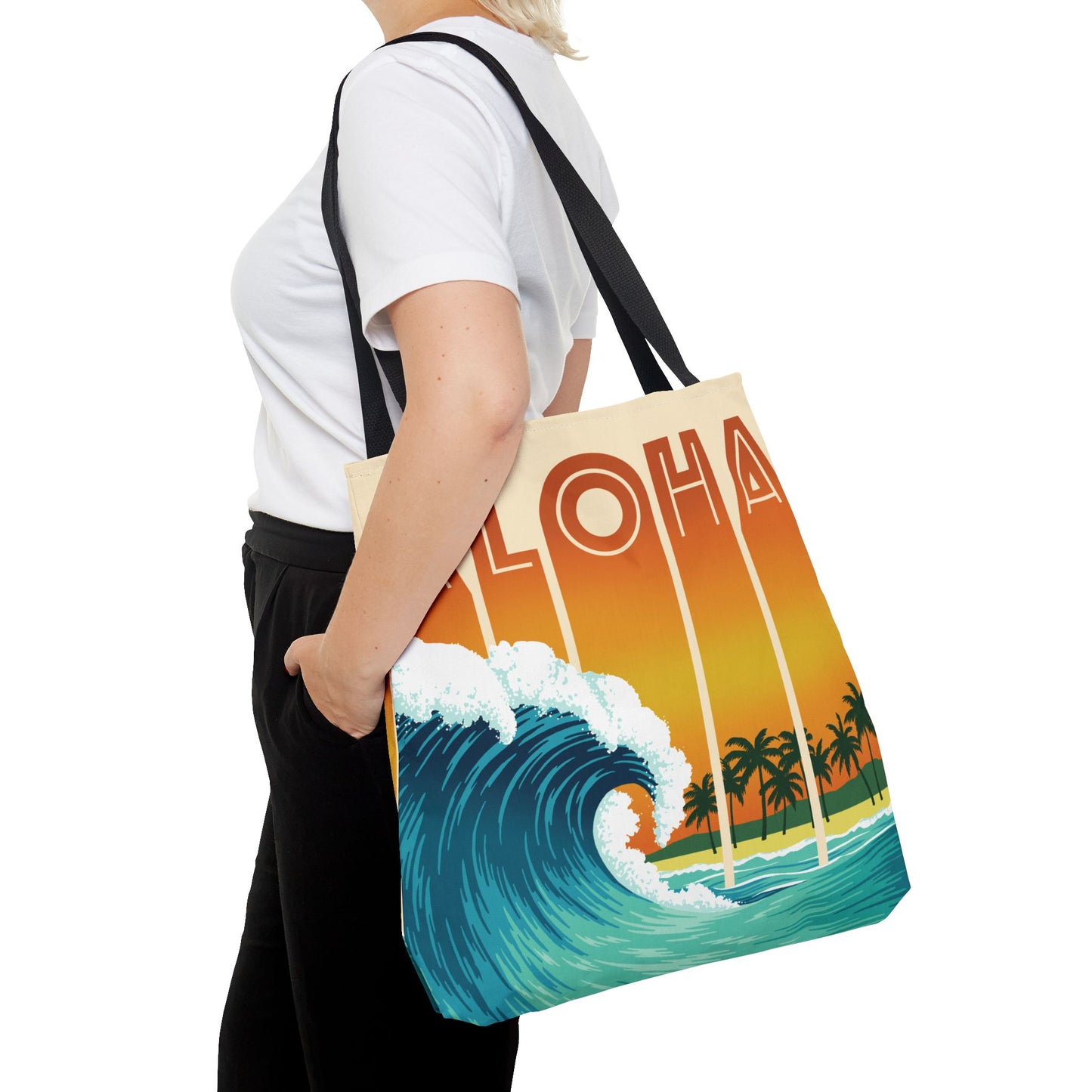 Peak Cream - All-Over Print Tote Bag
