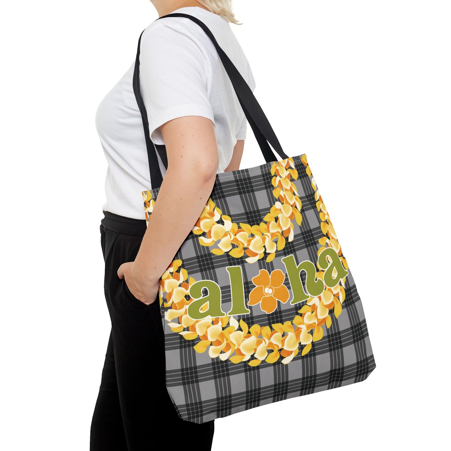 Leipaka Black - All-Over Print Tote Bag