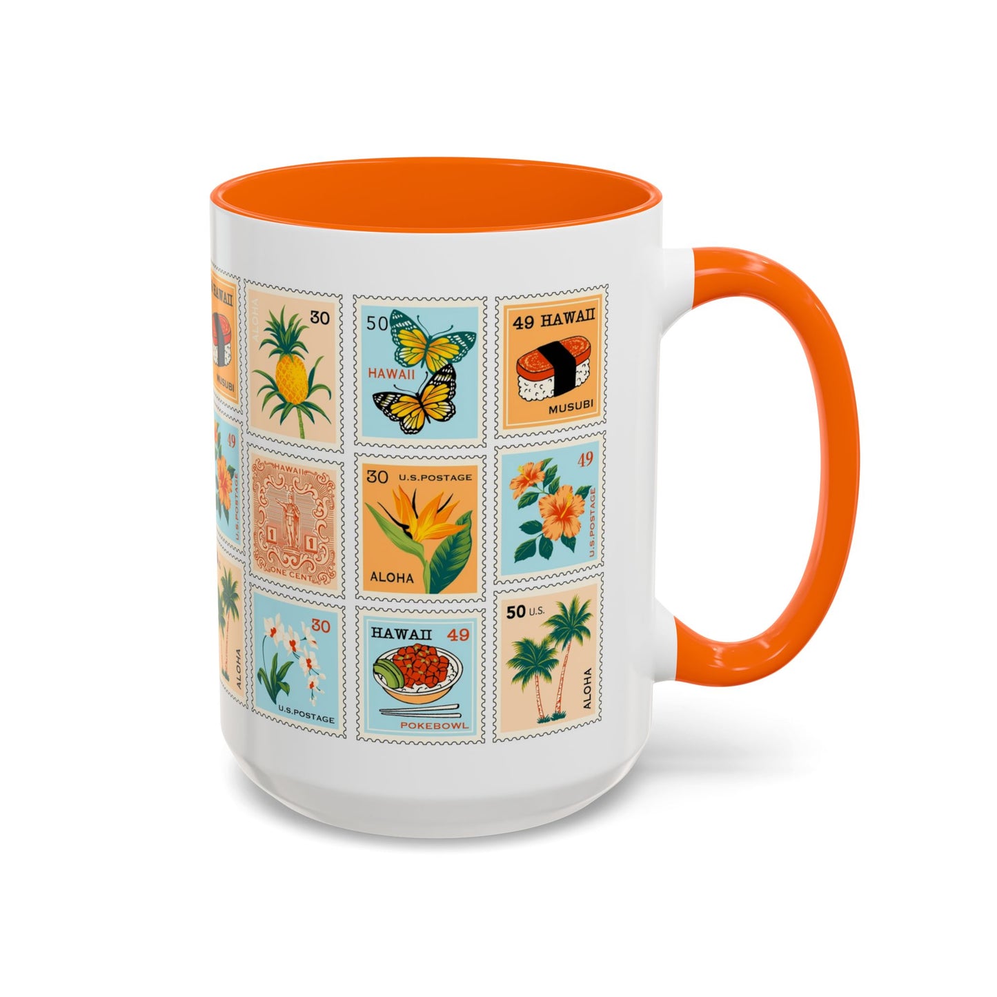 Stamp Album Orange - Accent Coffee Mug