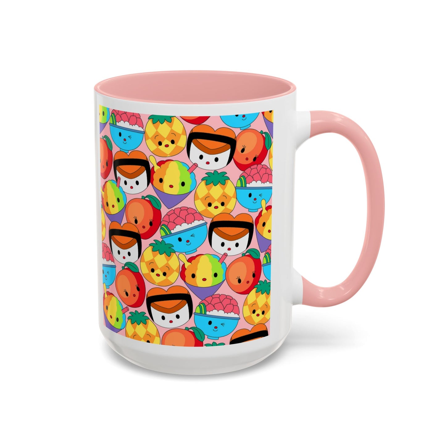 Caricature Pink - Accent Coffee Mug