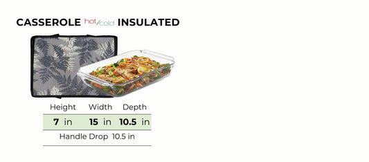 Coastal Breeze Black - Casserole Insulated