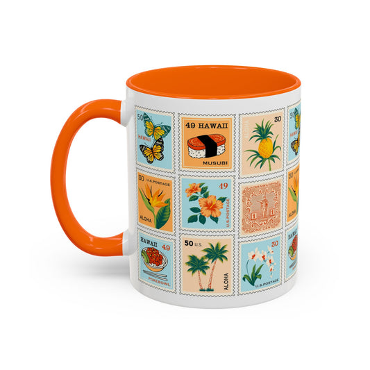 Stamp Album Orange - Accent Coffee Mug