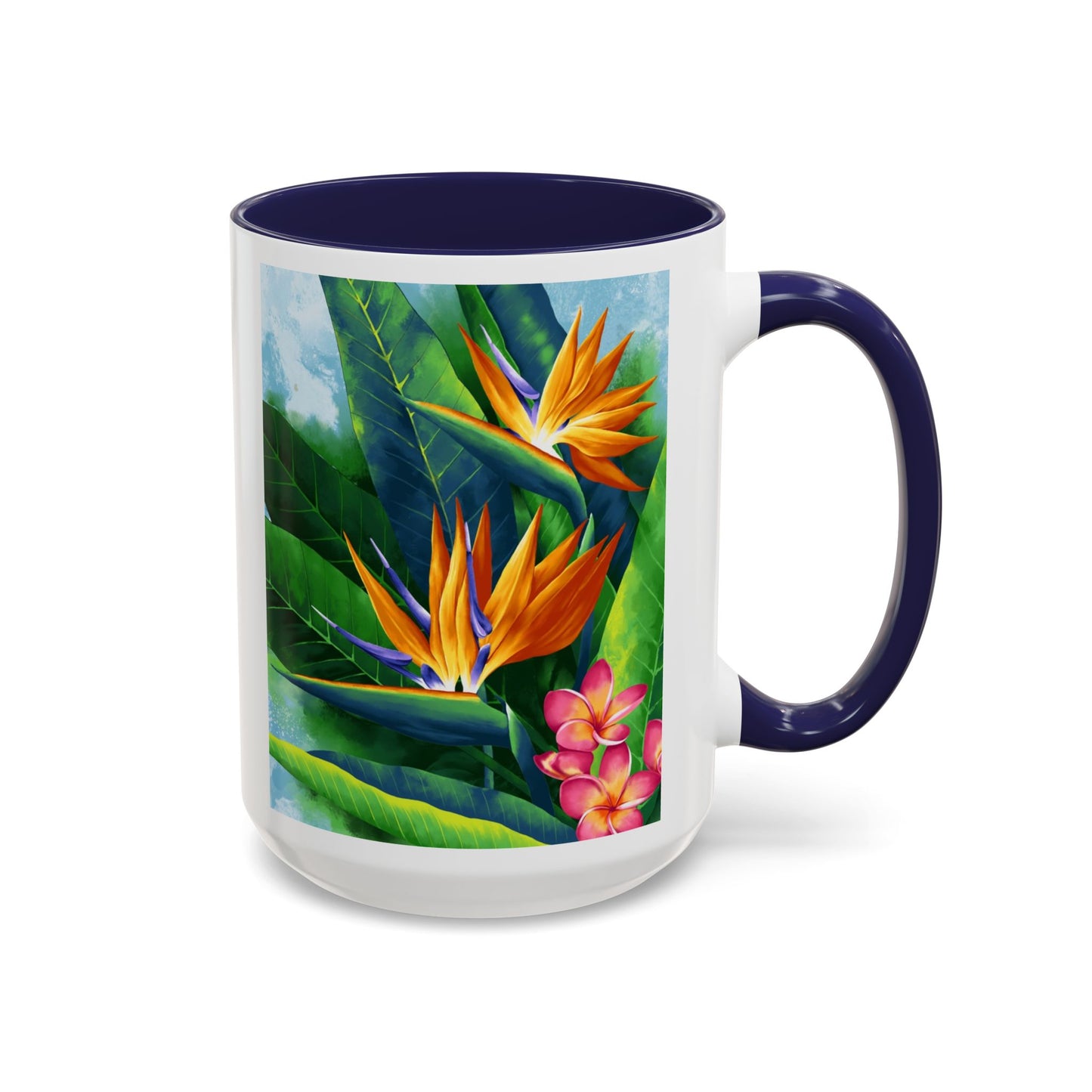 Painterly Navy - Accent Coffee Mug