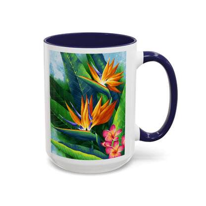 Painterly Navy - Accent Coffee Mug
