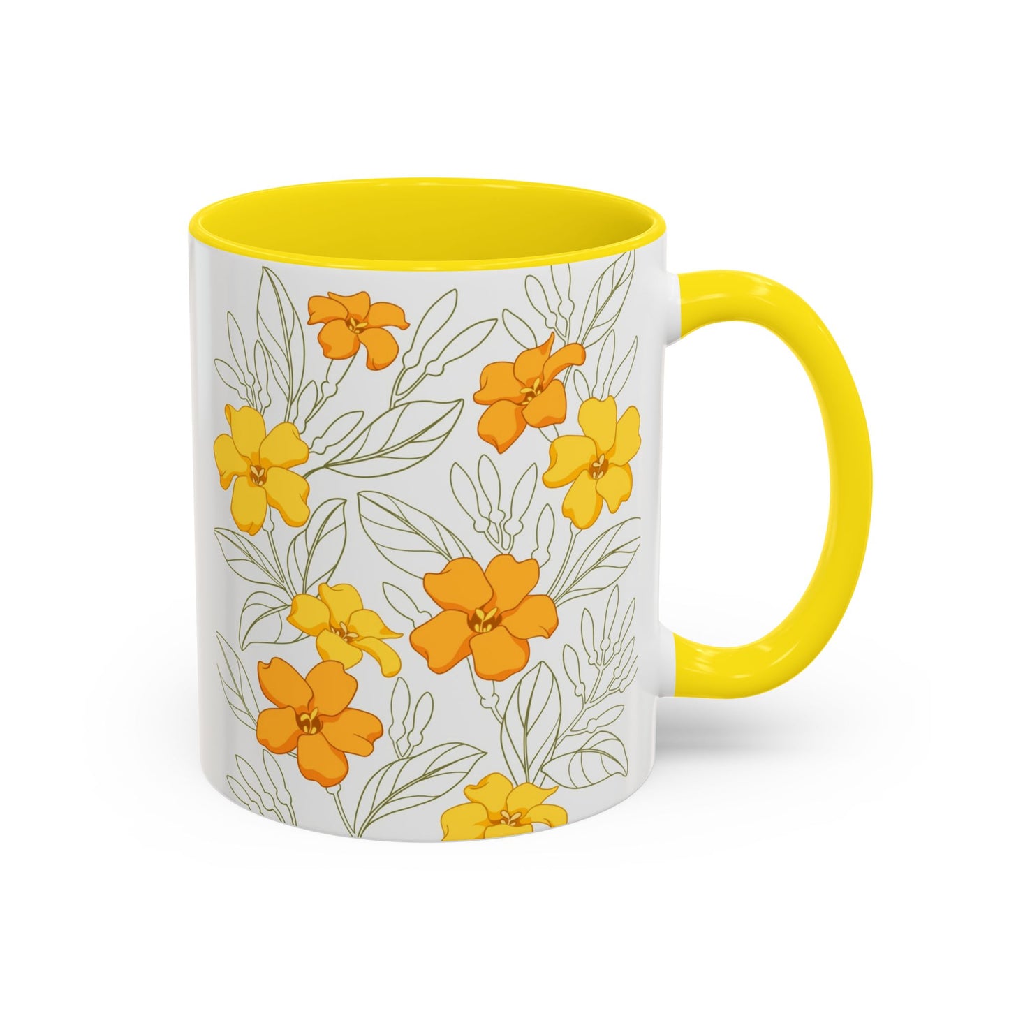 Kenikeni Yellow - Accent Coffee Mug