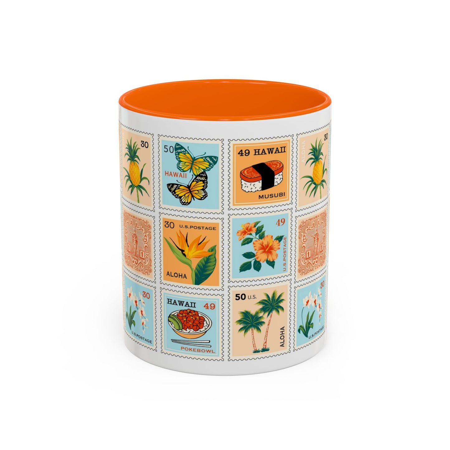 Stamp Album Orange - Accent Coffee Mug