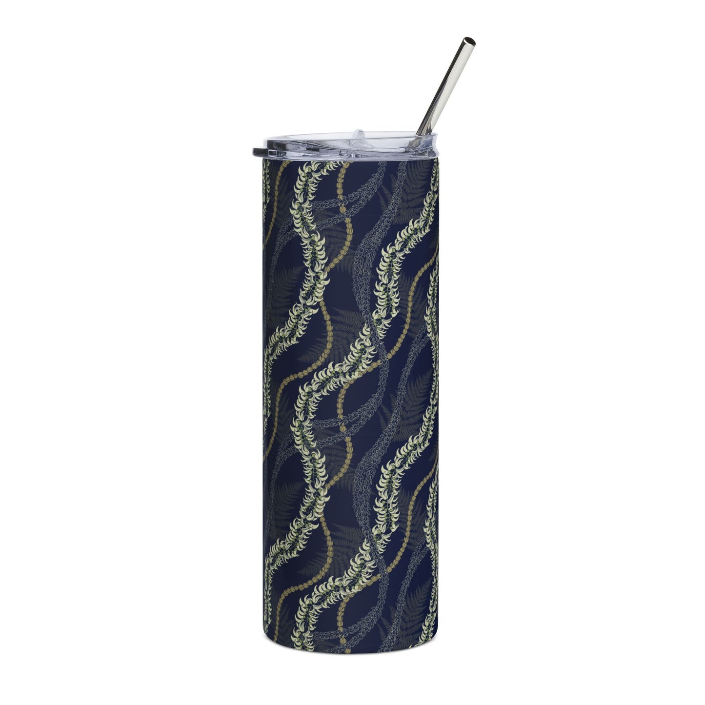 Lucky Lei Navy - Stainless Steel Tumbler