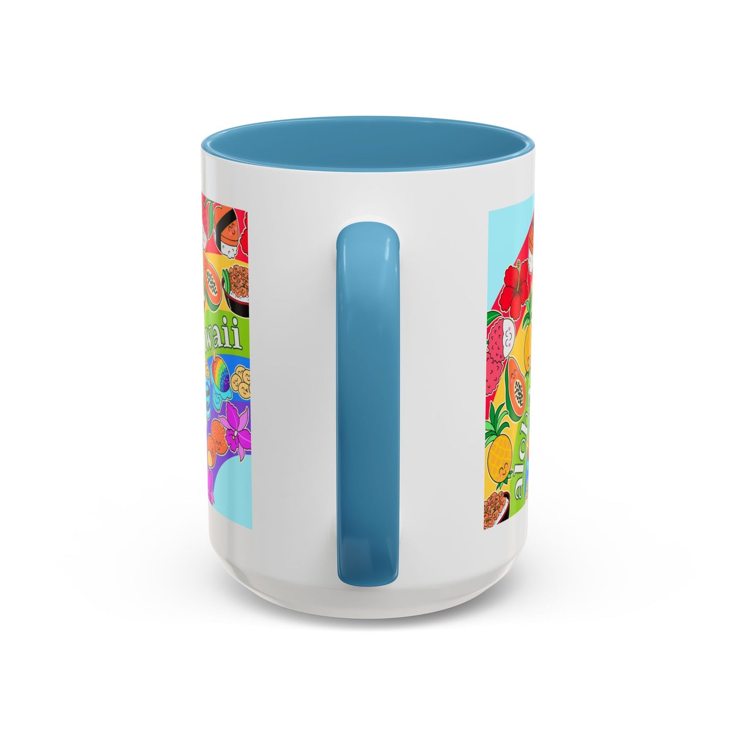 Rainbow Delights Blue - Accent Coffee Mug
