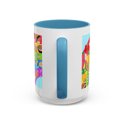 Rainbow Delights Blue - Accent Coffee Mug