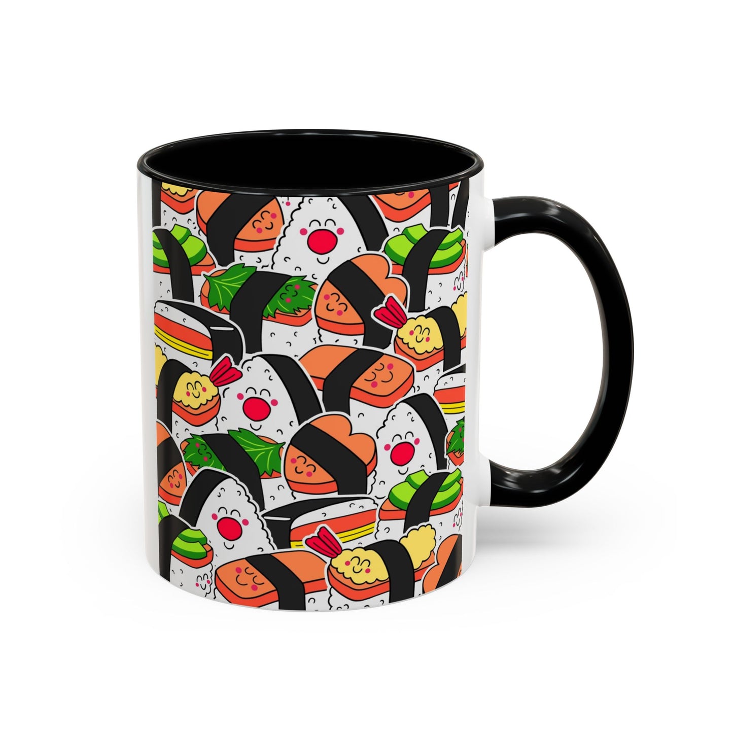 Spam Packed Black - Accent Coffee Mug