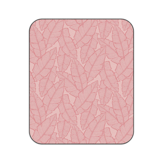 Leafcut Pink Beach, Picnic & Play Blanket