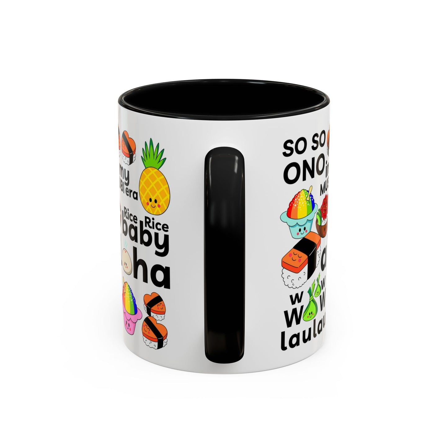 Foodie Black - Accent Coffee Mug