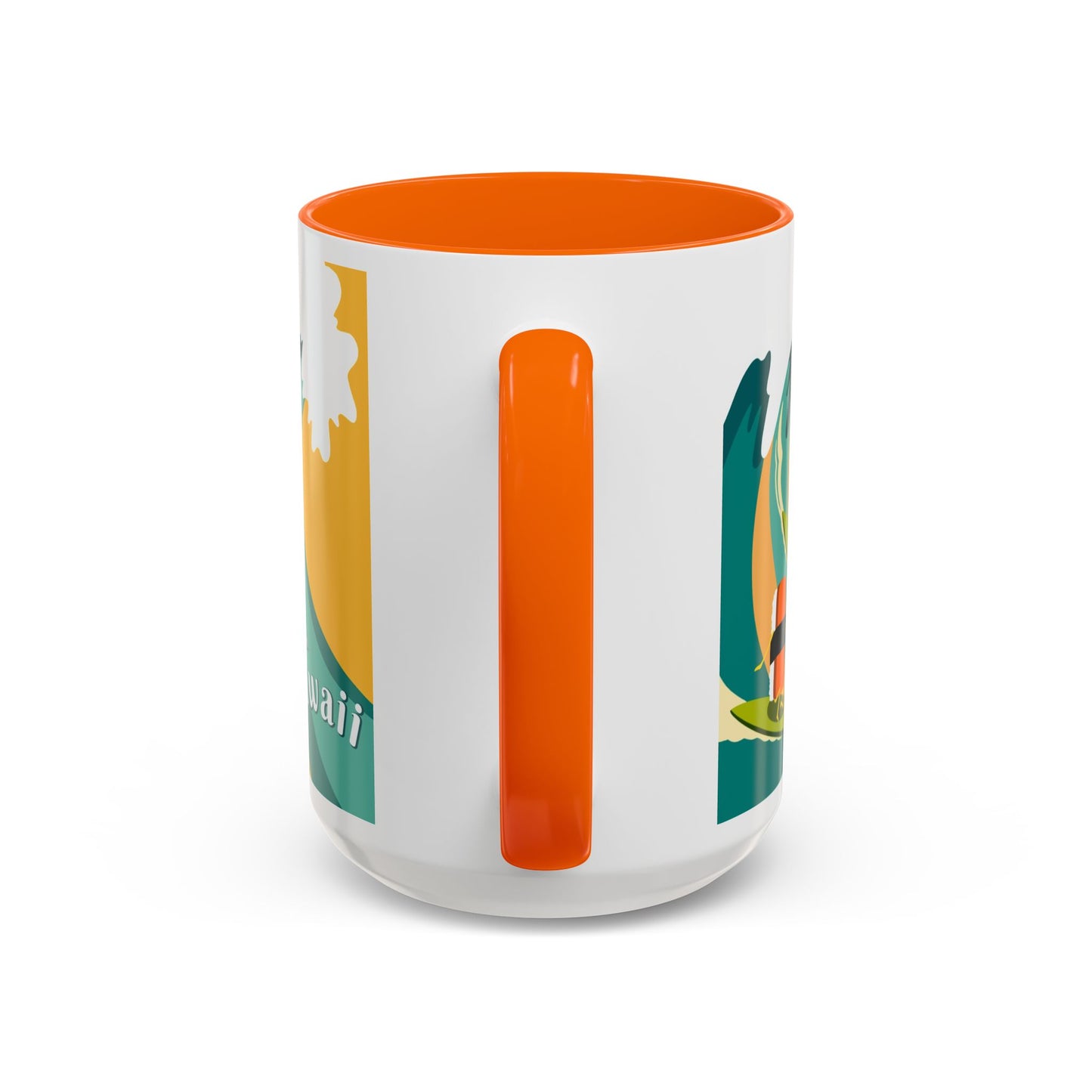 Musubi Hang Ten Orange - Accent Coffee Mug