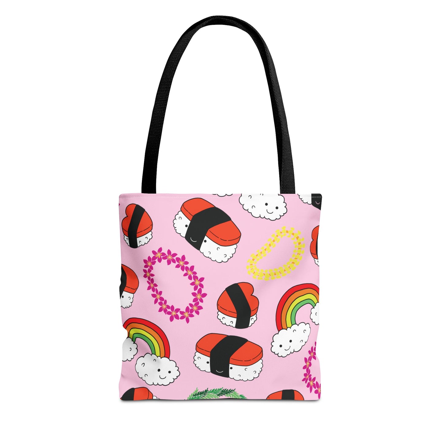 Musubi Clouds Pink - All-Over Print Tote Bag