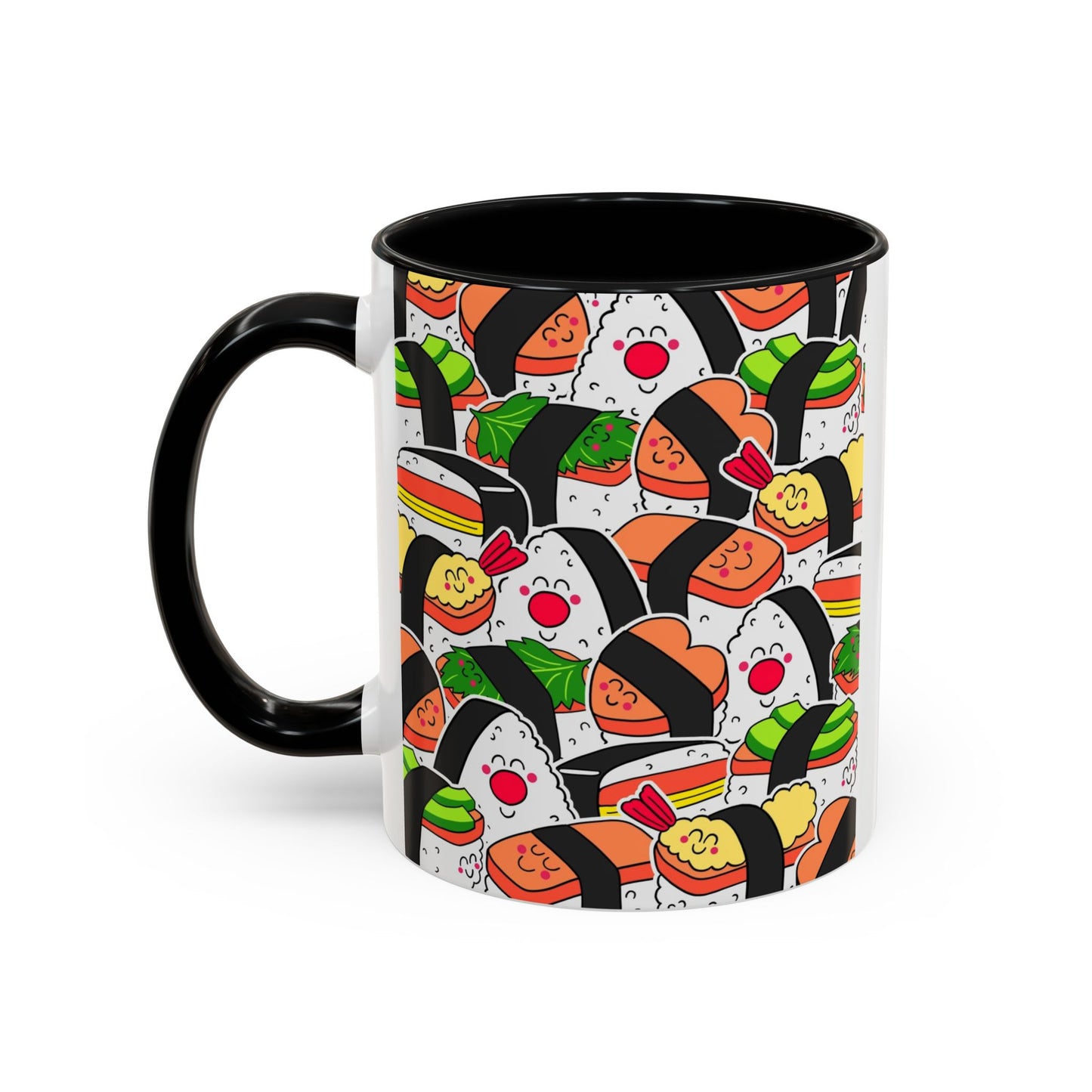 Spam Packed Black - Accent Coffee Mug