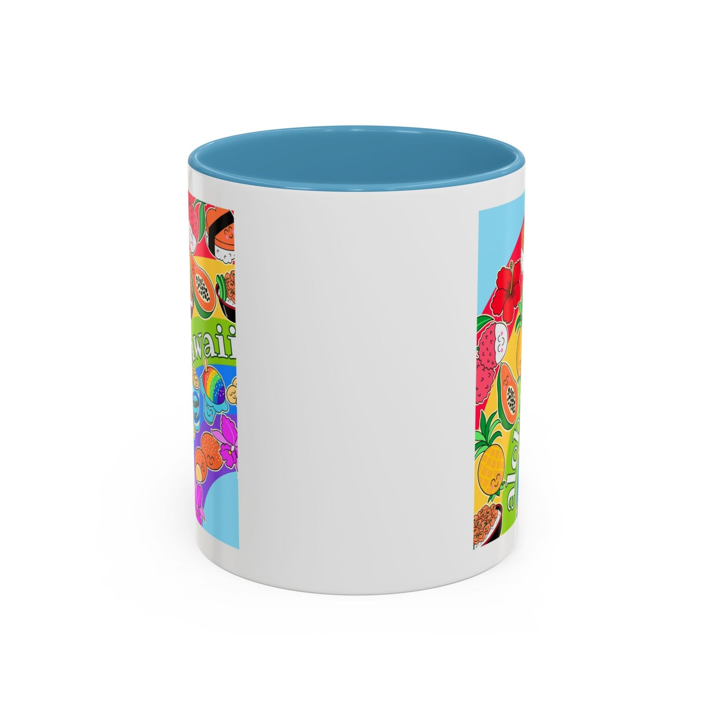 Rainbow Delights Blue - Accent Coffee Mug