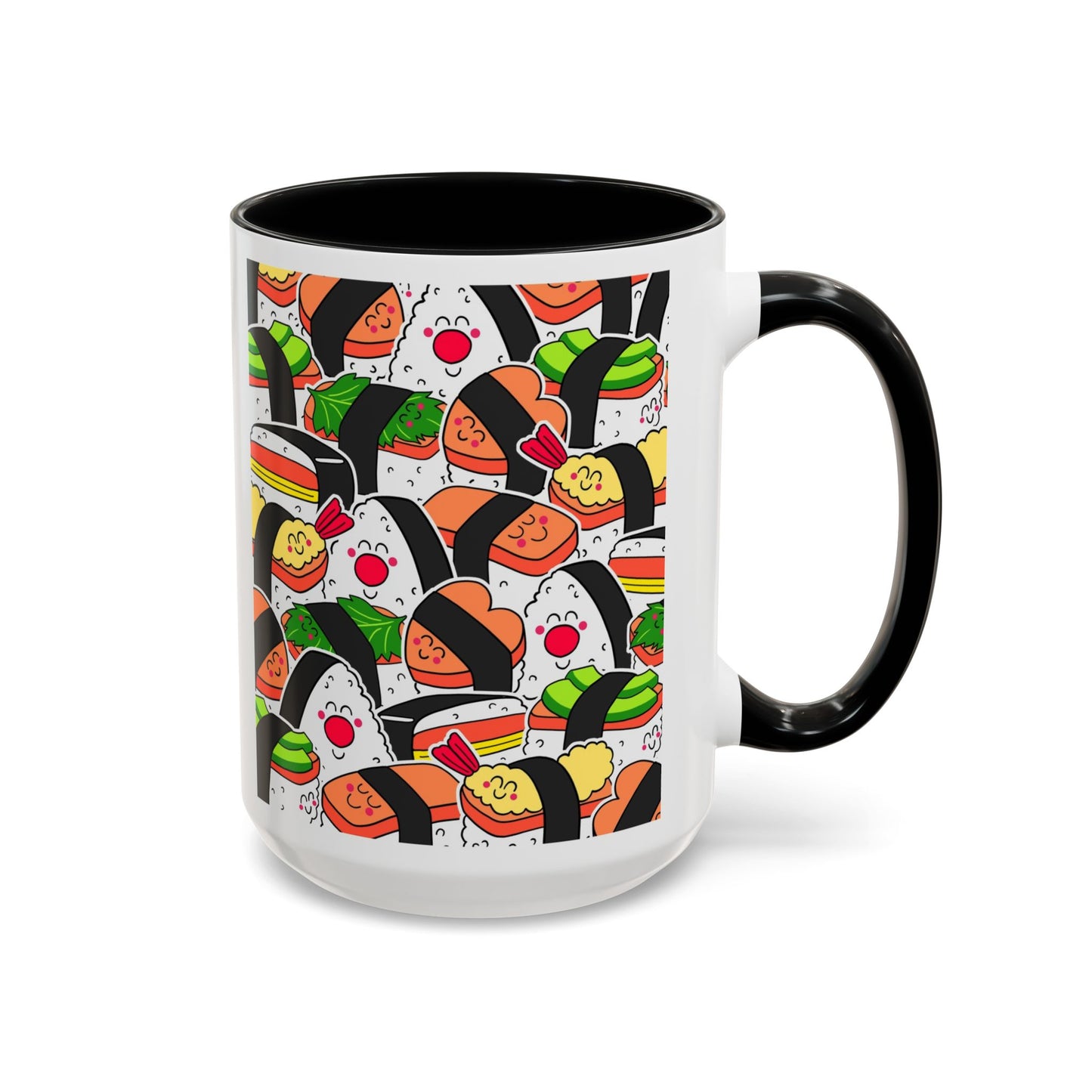 Spam Packed Black - Accent Coffee Mug