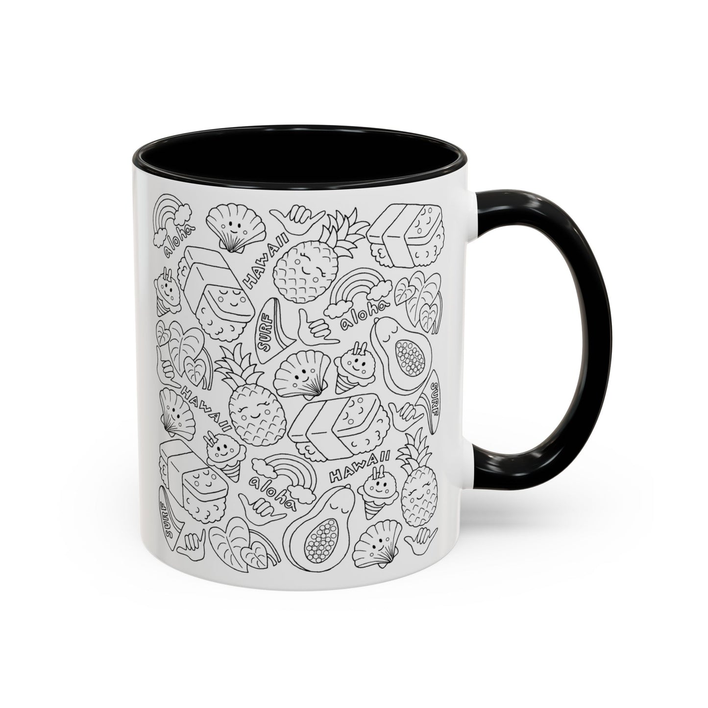 Color Me Cravings Black - Accent Coffee Mug