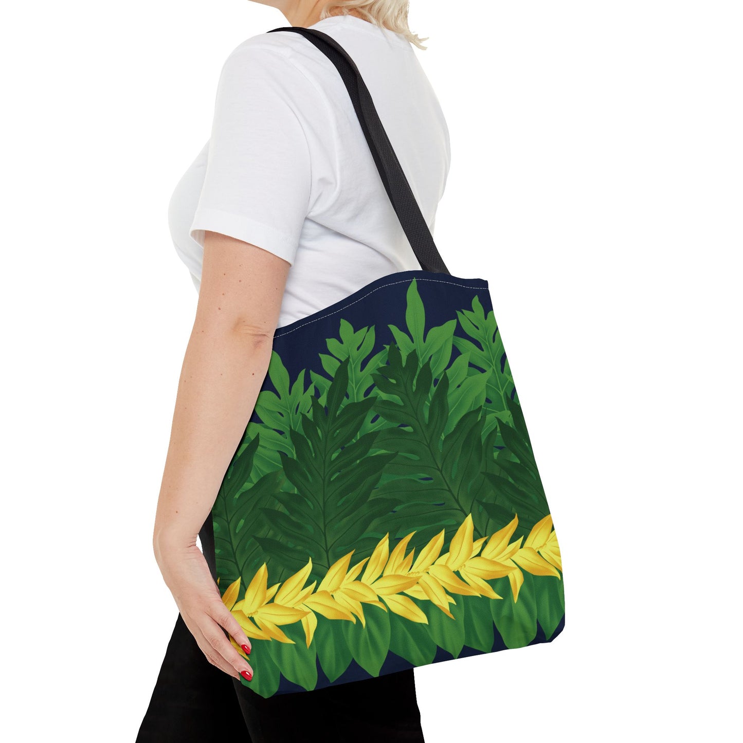 Ilihau Navy - All-Over Print Tote Bag