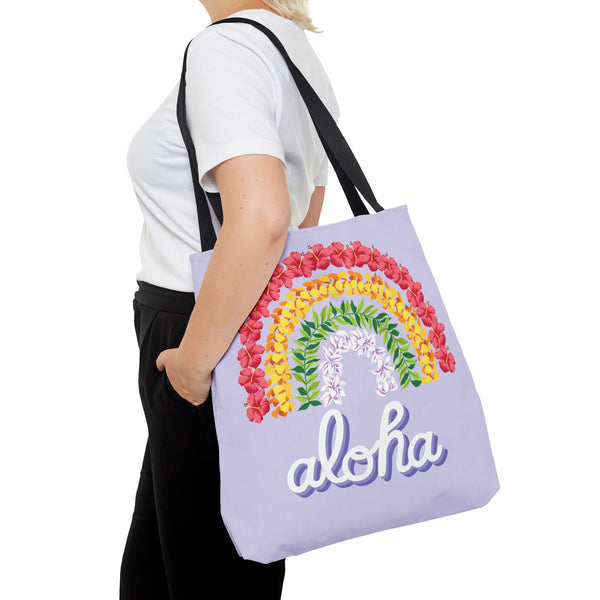 Lei'd Back Periwinkle - All-Over Print Tote Bag