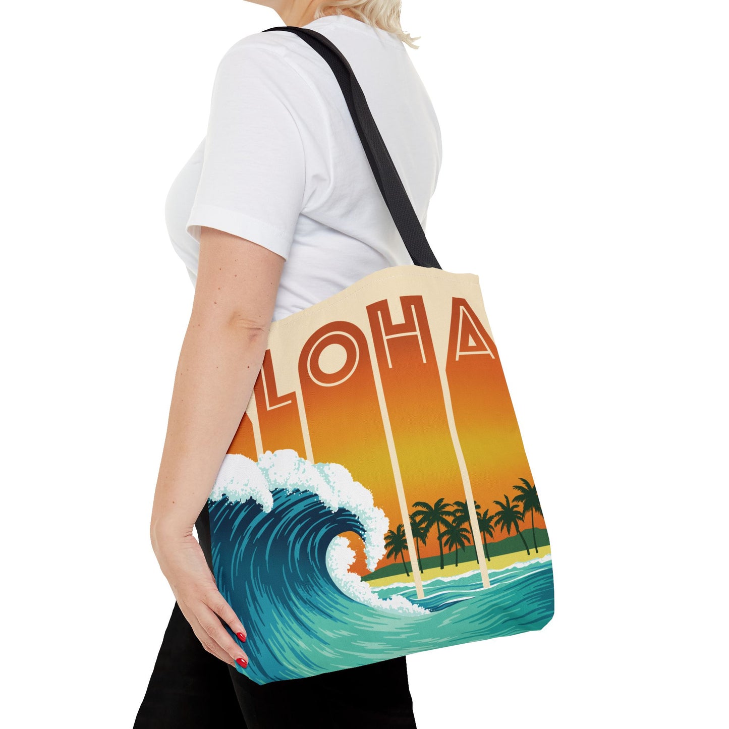 Peak Cream - All-Over Print Tote Bag
