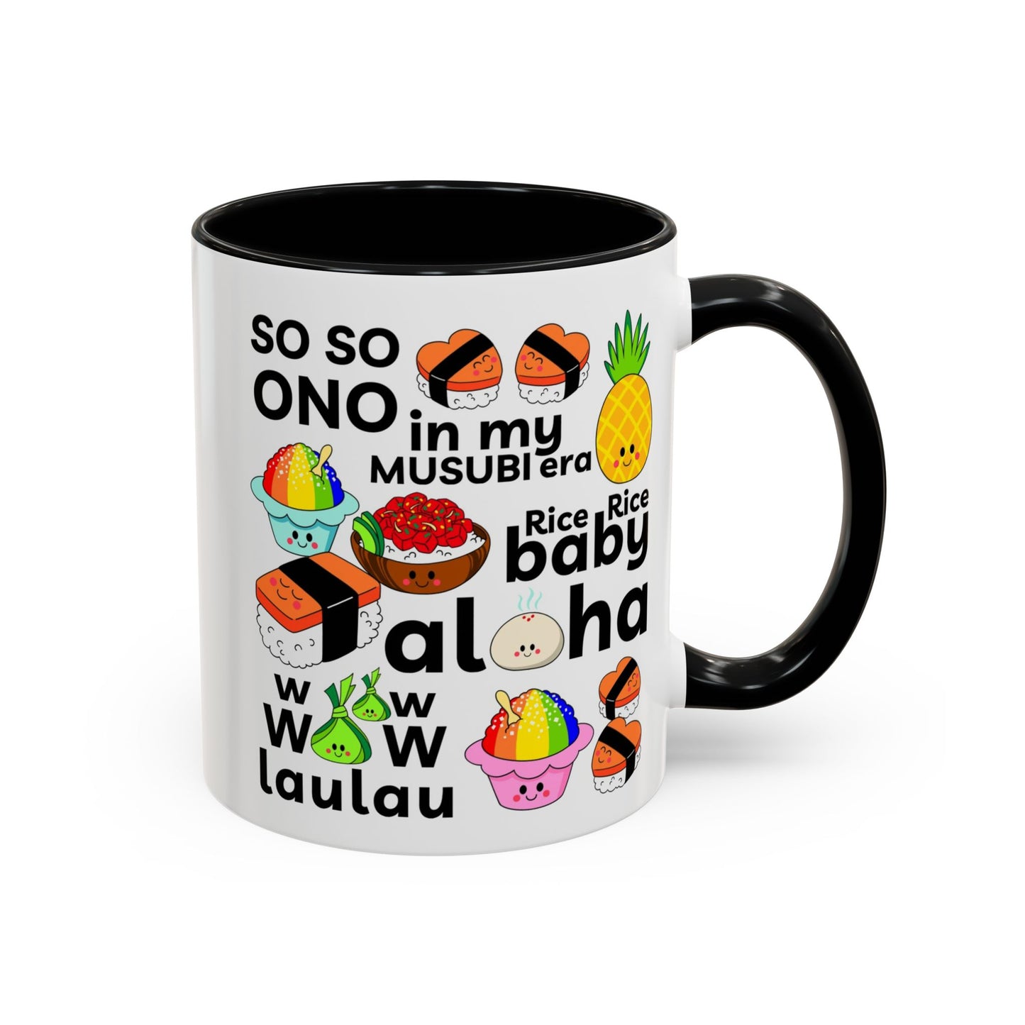 Foodie Black - Accent Coffee Mug