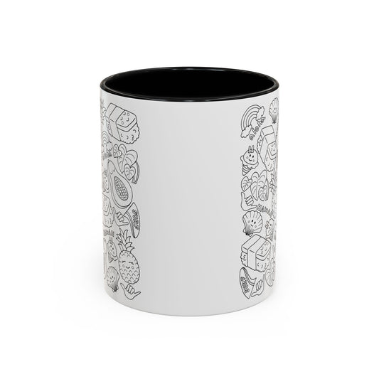 Color Me Cravings Black - Accent Coffee Mug
