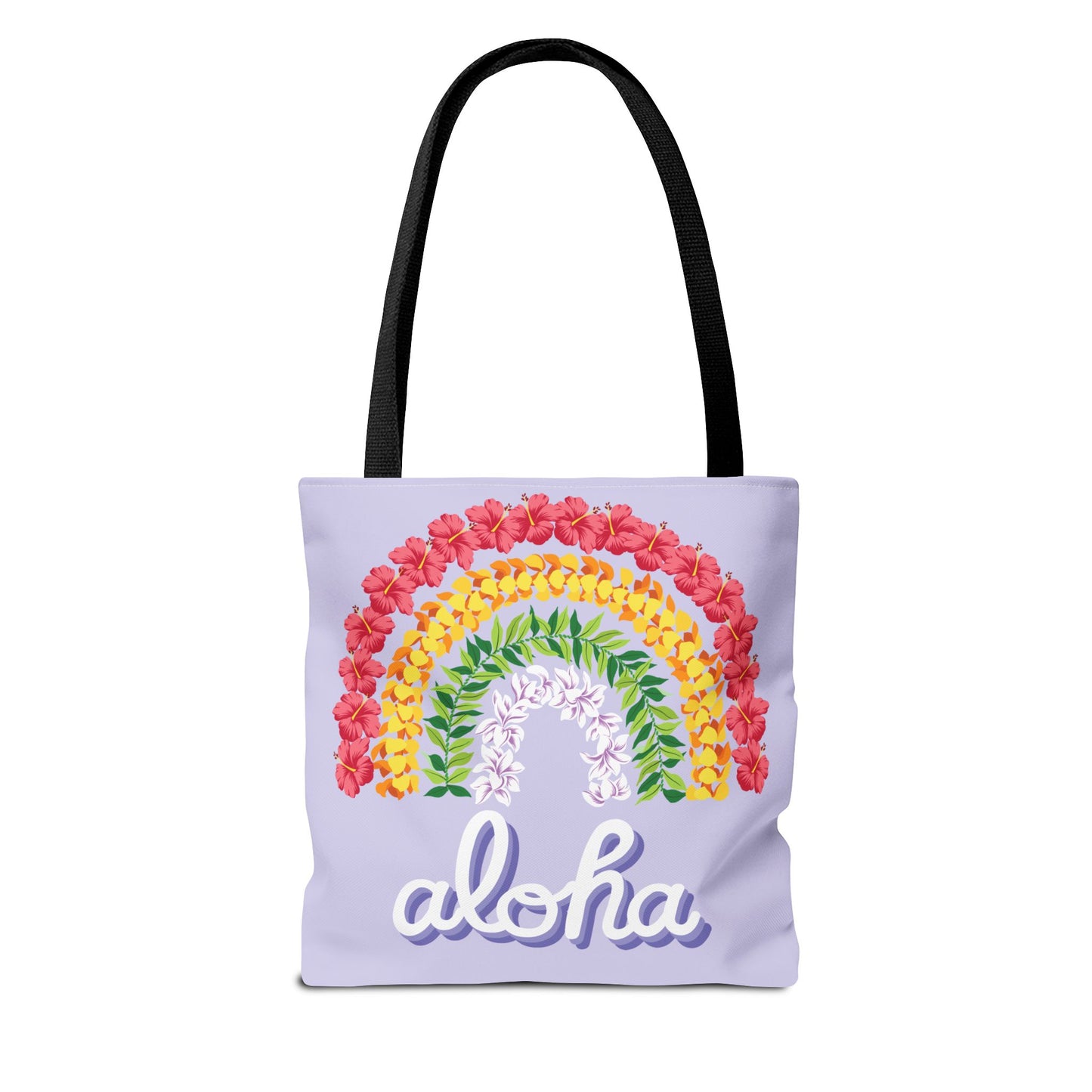 Lei'd Back Periwinkle - All-Over Print Tote Bag