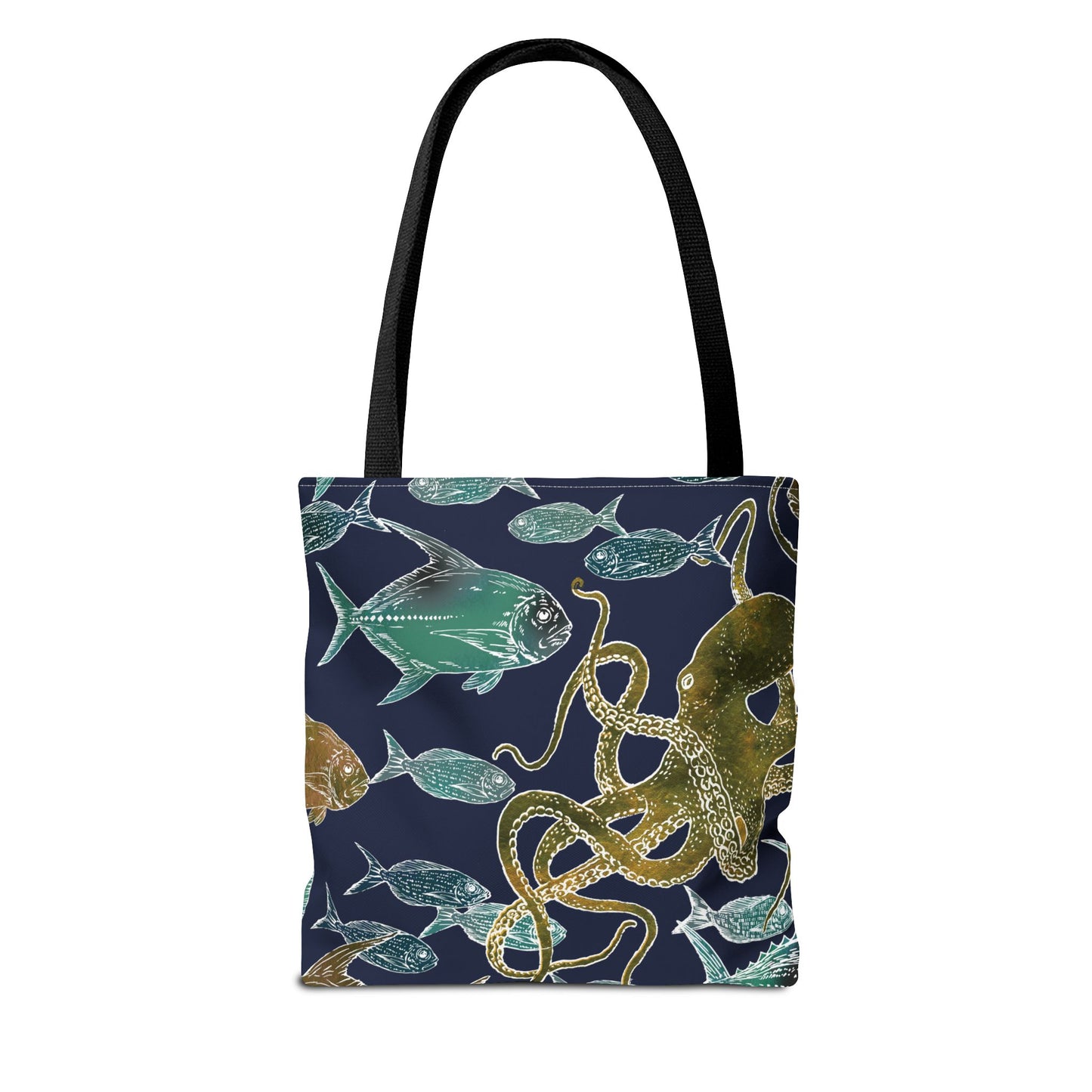 Tako Tackle Navy - All-Over Print Tote Bag