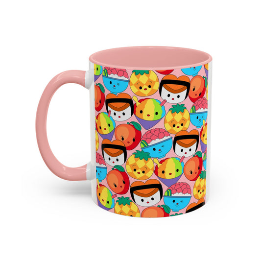 Caricature Pink - Accent Coffee Mug