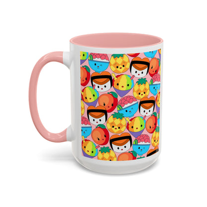 Caricature Pink - Accent Coffee Mug