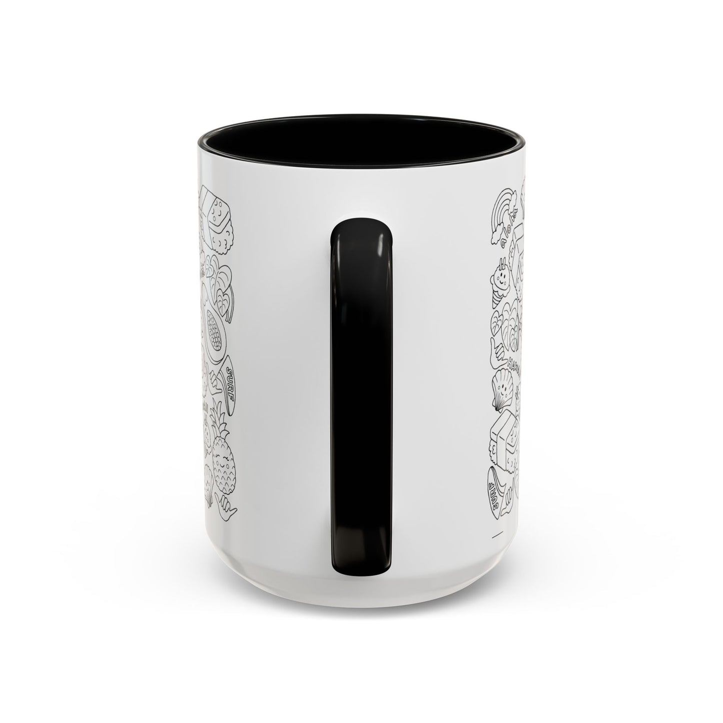 Color Me Cravings Black - Accent Coffee Mug