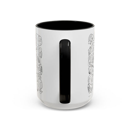 Color Me Cravings Black - Accent Coffee Mug