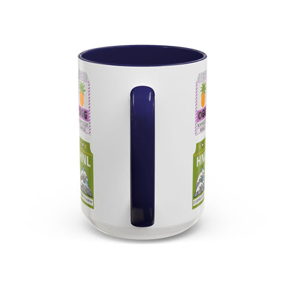 Bag Tag Navy - Accent Coffee Mug