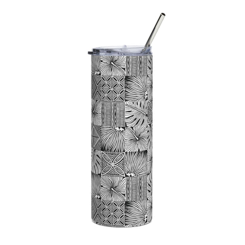 Boxy Black/White - Stainless Steel Tumbler