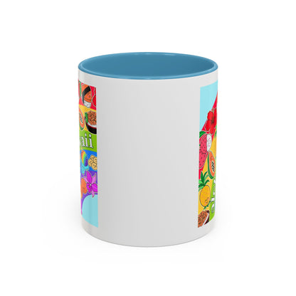 Rainbow Delights Blue - Accent Coffee Mug