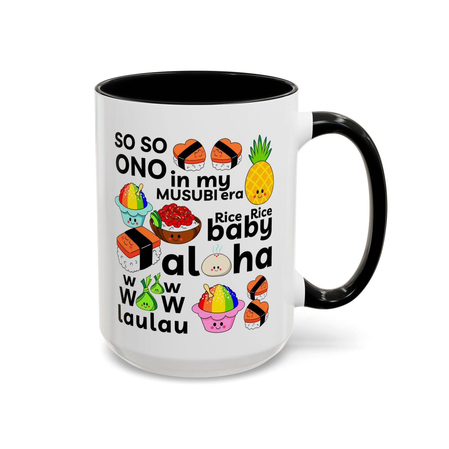 Foodie Black - Accent Coffee Mug