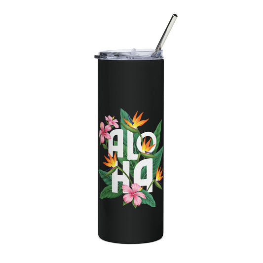 Greetings Black - Stainless Steel Tumbler