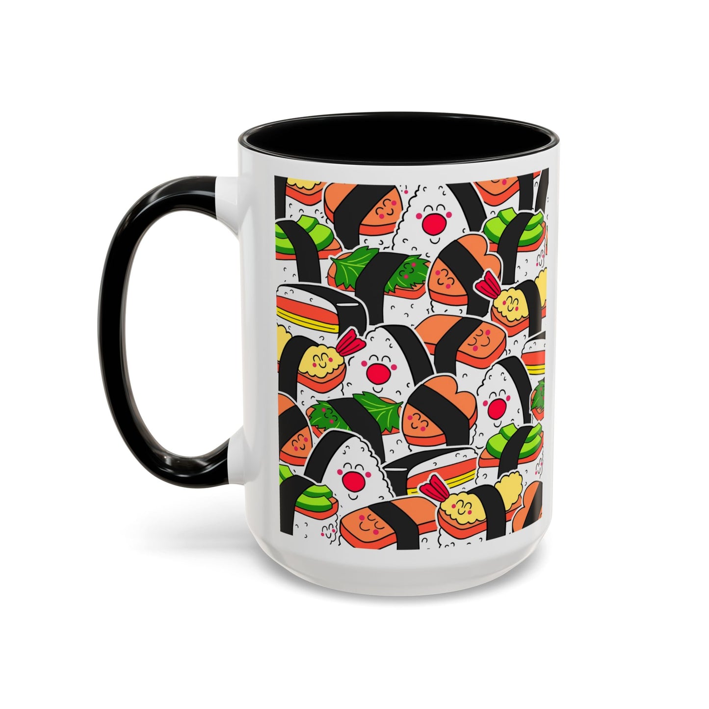 Spam Packed Black - Accent Coffee Mug