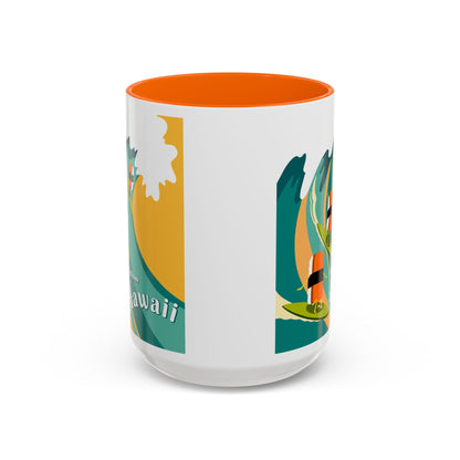 Musubi Hang Ten Orange - Accent Coffee Mug