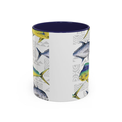 Fish & Poi Navy - Accent Coffee Mug
