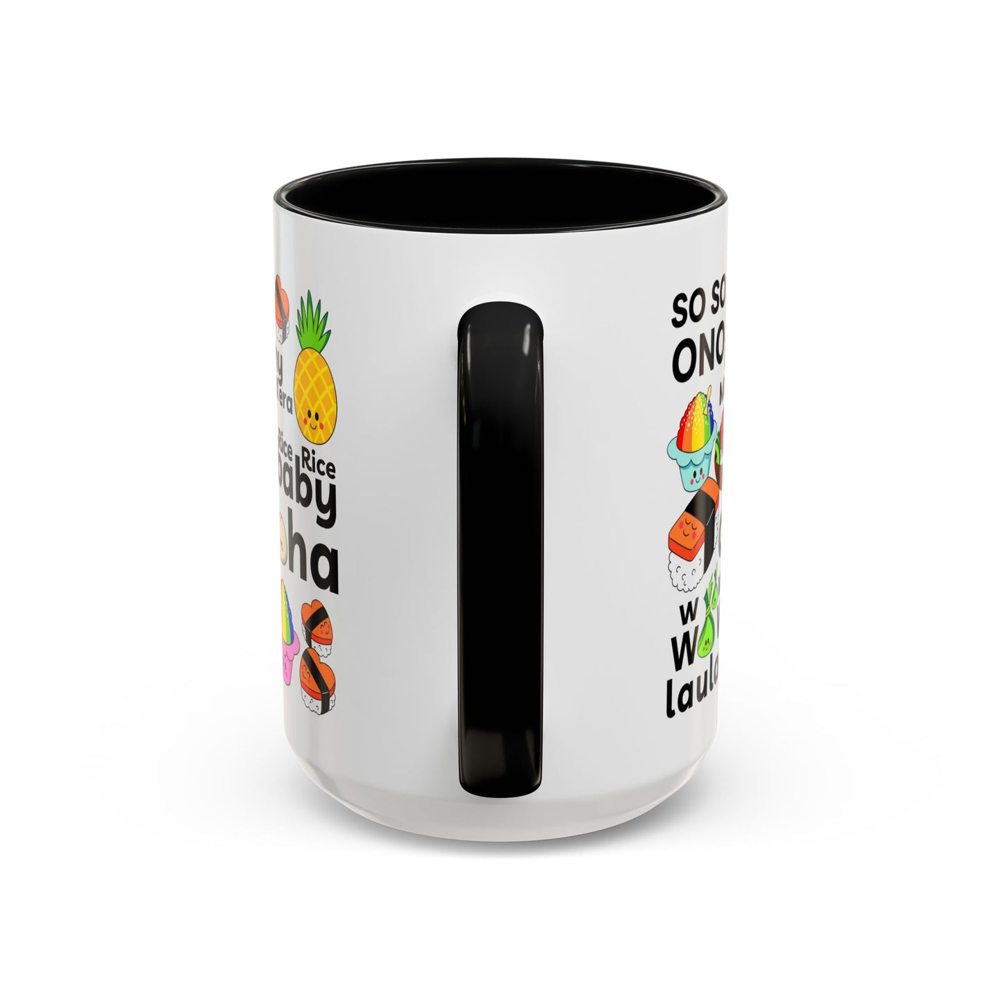 Foodie Black - Accent Coffee Mug