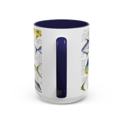 Fish & Poi Navy - Accent Coffee Mug
