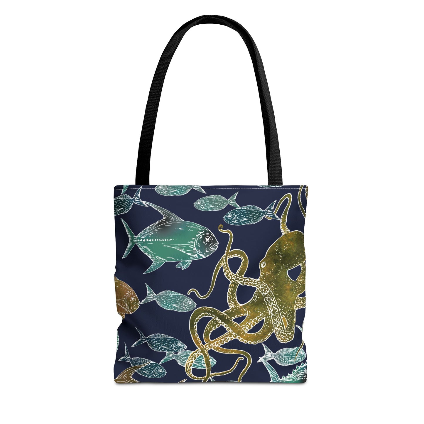 Tako Tackle Navy - All-Over Print Tote Bag