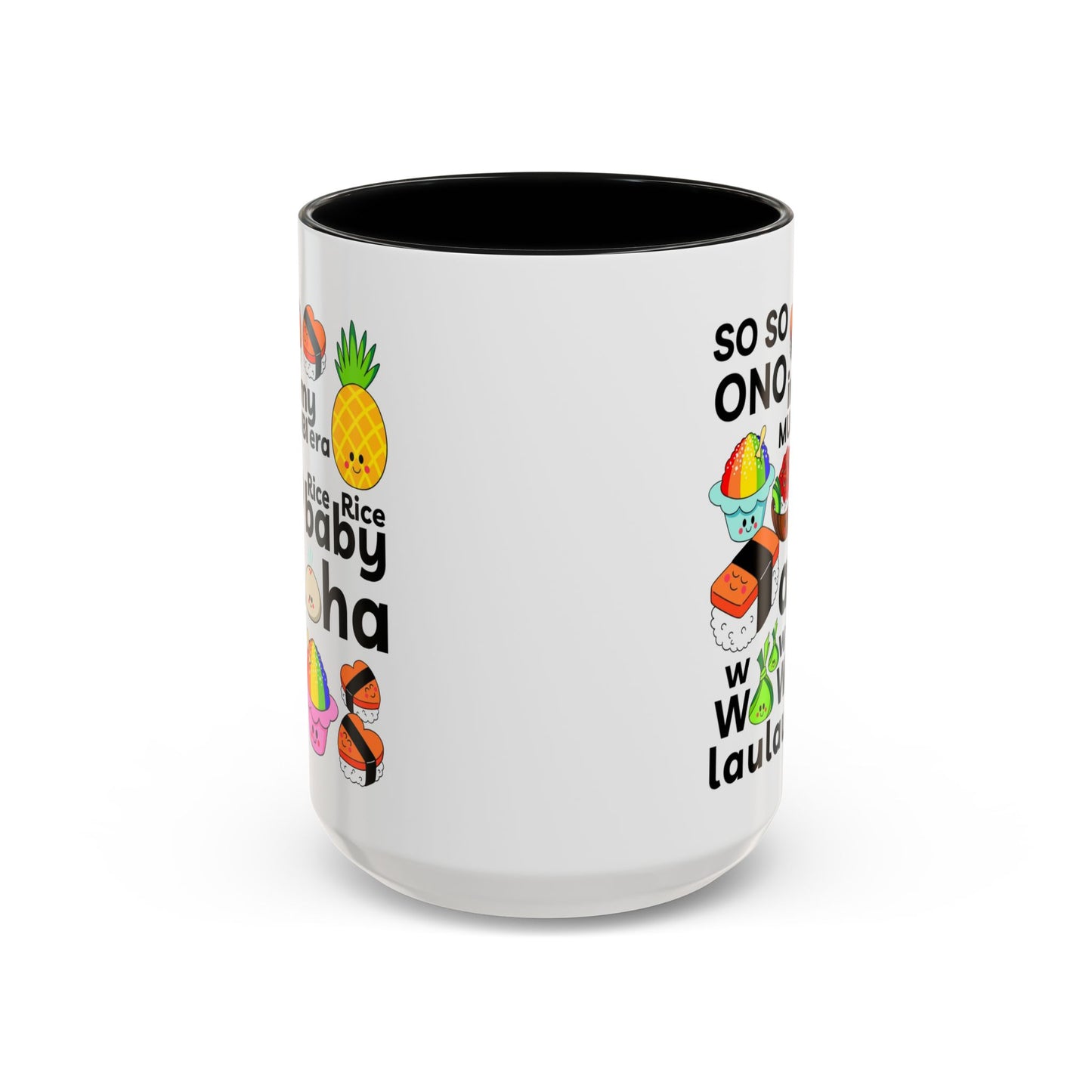Foodie Black - Accent Coffee Mug
